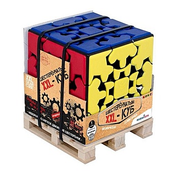 Игрушка, Головоломка Mefferts Шестеренчатый XXL-Куб M5888 головоломка кубик рубика axis cube без наклеек
