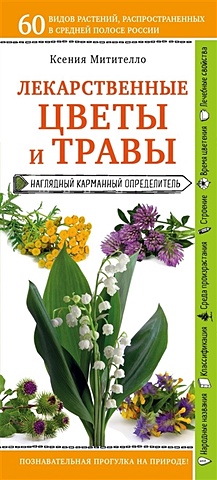 Митителло К. Лекарственные цветы и травы. Наглядный карманный определитель