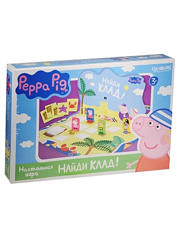 Настольная игра Найди клад! (Peppa Pig) (3+) настольная игра peppa pig мостики