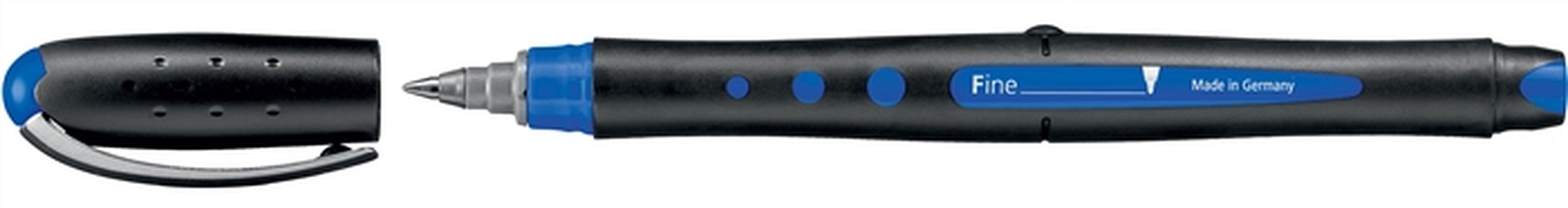 цена Ручка роллер Stabilo Bl@ck, (0,3мм), синяя