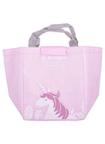 сумки для детей skip hop сумочка для ланч бокса детская единорог Сумочка для ланч-бокса (термо) Единорог (розовый) (ПВХ) (24х18х15)