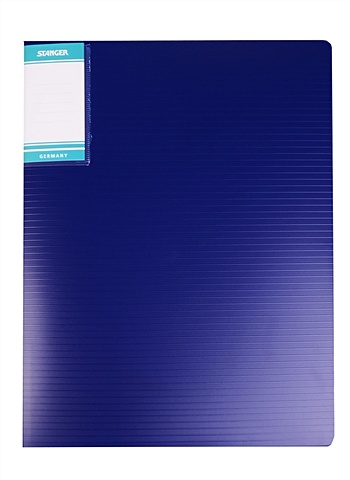 Папка-скоросшиватель Hor Lines, синяя папка скоросшиватель hor lines пластик 0 7мм красная