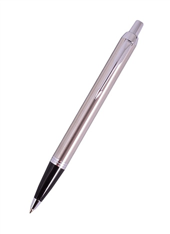 1931644 ручка перьевая parker im black ct синяя 0 8мм подар уп Ручка шариковая IM Essential Stainless Steel CT синяя, Parker