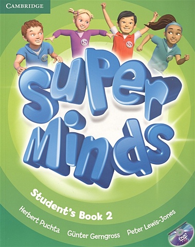 Gerngross G., Puchta H., Lewis-Jone P. Super Minds. Level 2. Student s Book (+DVD) (книга на английском языке)