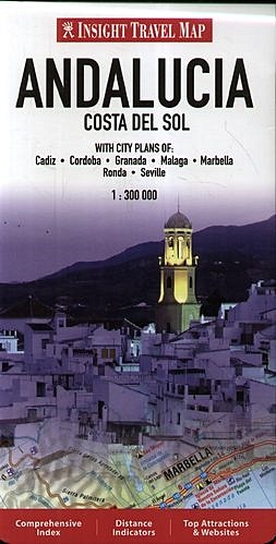 Andalucia Costa Del Sol Insight Travel Map 1 : 300 000 xinjiang tourist route map english version