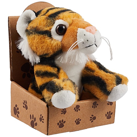тигрёнок в крафт коробке Тигрёнок в крафт коробке