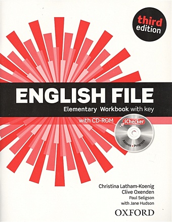 Lathan-Koenig C., Oxenden C., Seligson P., Hudson J. English File. Elementary. Workbook (+CD)