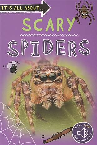 Kingfisher Scary Spiders vehicles a black and white book