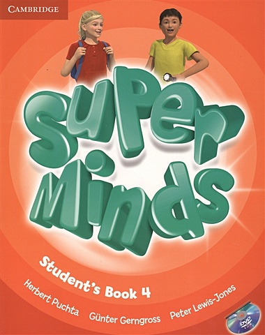 Gerngross G., Puchta H., Lewis-Jone P. Super Minds. Level 4. Student s Book (+DVD) (книга на английском языке) holcombe garan super minds level 4 super grammar book