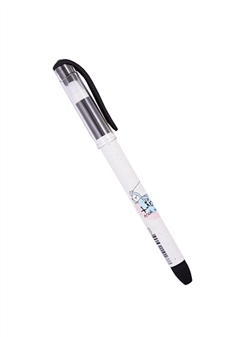 Ручка гелевая черная Black grip, 0,5 мм ручка гелевая черная garden розовый 0 5 мм