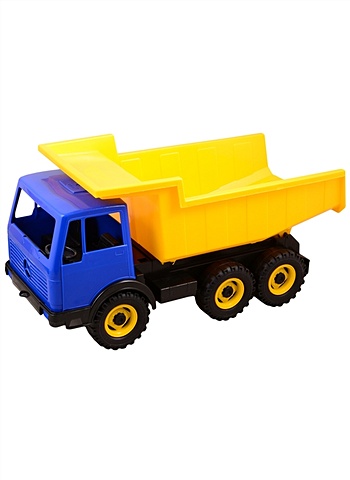 Игрушка Самосвал 3-х осный машины лена самосвал для мусора 40 см