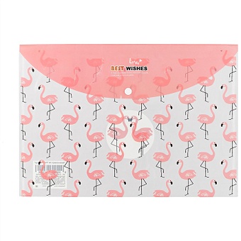 Папка-конверт «Pink Flamingo», А4