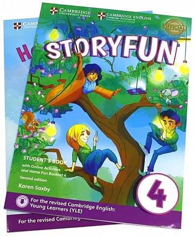 Saxby K., Ritter J. Storyfun for Movers. Level 4. Students Book with Online Activities and Home Fun Booklet 4 (комплект из 2-х книг) saxby k ritter j storyfun for movers level 3 students book with online activities and home fun booklet 3 комплект из 2 х книг