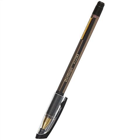 Ручка шариковая ч xGold, 0.7мм, Berlingo цена и фото