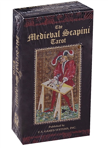 Scapini L. Medieval Scapini Tarot / Средневековое Таро Скарпини (карты + инструкция на английском языке) 2021 new full english dancing in the dark tarot cards funny oracle deck board game 78 cards