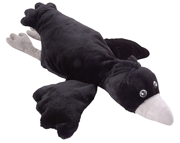 Мягкая игрушка Ворон-обнимашка (85 см) (3.33.1) мягкая игрушка лягушка обнимашка 85см
