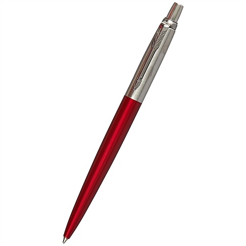 Ручка подарочная шариковая Jotter Kensington Red CT синяя, Parker ручка подарочная шариковая jotter xl grey ct синяя parker