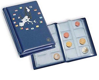 Альбом Numis pocket Euro с листами Pocket Euro. Leuchtturm/Лехтурм в асс.