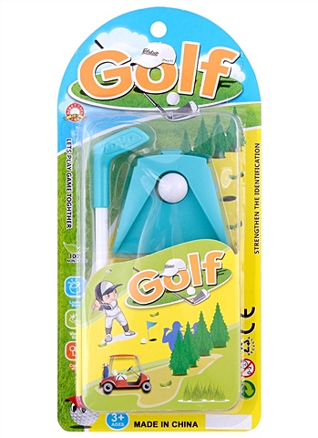 Набор для игры в мини гольф. 7 предметов, 28х13,5см цена и фото