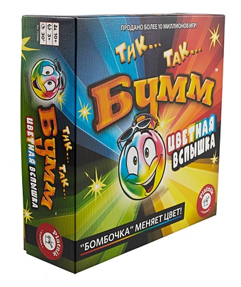 Настольная игра Тик Так Бумм Цветная вспышка настольная игра тик так бумм для детей шоколад кэт 12 для геймера 60г набор