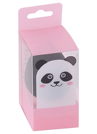 Спонж для макияжа Панда (черный) (6 см) спонж для макияжа аниме девушка дзё черный 6 см