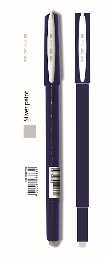 Ручка гелевая сo стир.чернилами синяя Сool 0,5мм, Schiller ручка гелевая со стираемыми чернилами 0 5 мм 3 шт компл