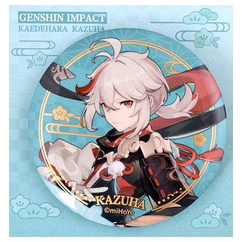 Значок Genshin Impact Inazuma Character Can Badge Kaedehara Kazuha