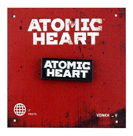Atomic Heart. Значок металлический артбук мир игры atomic heart – ver 2