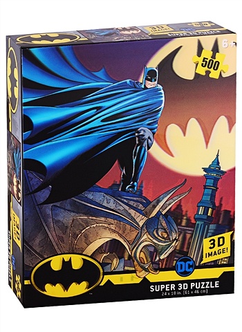 цена Пазл Super 3D Kids Знак Бетмана. 500 деталей