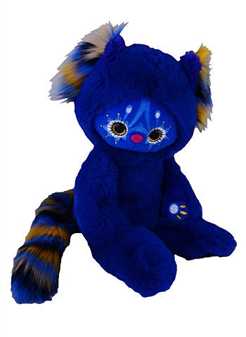 Мягкая игрушка Lori Colori Тоши, синий, 30 см мягкая игрушка budi basa lori colori тоши синий 30 см
