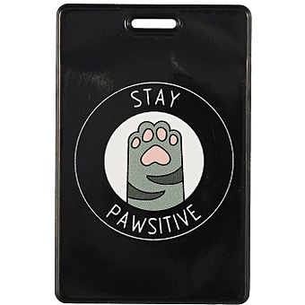 Чехол для карточек Stay pawsitive (лапка)