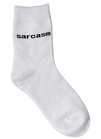Носки Hello Socks Sarcasm (белые) (36-39) (текстиль) силиконовый чехол с принтом sarcasm для realme gt 2 pro рилми гт 2 про