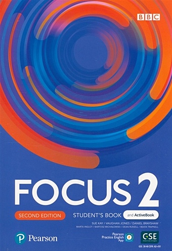 Brayshaw D., Kay S., Jones V. Focus 2. Second Edition. Students Book + Active Book brayshaw d trapnell b michalak i focus 3 second edition students book active book
