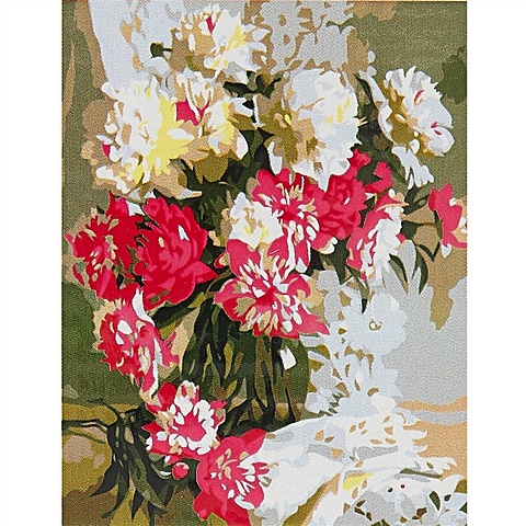 Холст с красками по номерам Благоухающие цветы, 22 х 30 см картина по номерам 30 х 40 см яркие благоухающие цветы в вазе
