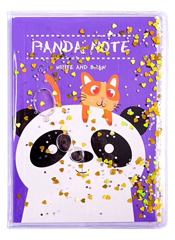 цена Записная книжка Panda Note, А6, 56 листов, клетка