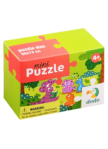 Пазл-мини Дино и его друзья, 35 элементов пазл baby games форма и цвет слон и друзья 20 элементов