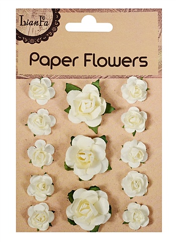 Цветы Paper Flower, 3 +10, молочные и белые силиконовый чехол на realme 3 белые цветы для реалми 3