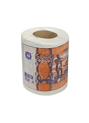 Туалетная бумага 5000 руб (TU00000007) (Мастер) туалетная бумага 500 евро tu00000005 мастер