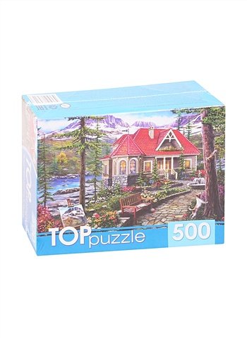 toppuzzle пазлы 500 элементов хтп500 5729 чудесный домик в горах Пазл Чудесный домик в горах, 500 элементов