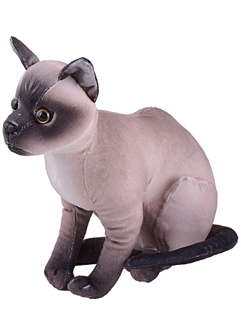 Мягкая игрушка Котик Сиамский, 28см мягкая игрушка котик с кроликом 34 х 29