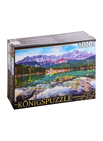 konigspuzzle пазлы германия озеро айбзее 1000 эл Пазл Германия. Озеро Айбзее, 1000 элементов