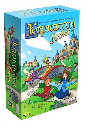Настольная игра Каркассон Junior настольная игра каркассон big box арт 915290 шоколад кэт 12 для геймера 60г набор