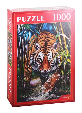 Пазл Большой тигр, 1000 элементов пазл большой тигр 1000 элементов рыжий кот х1000 6800