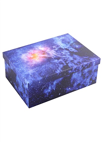 Коробка подарочная Космос 23*15,5*9см, картон