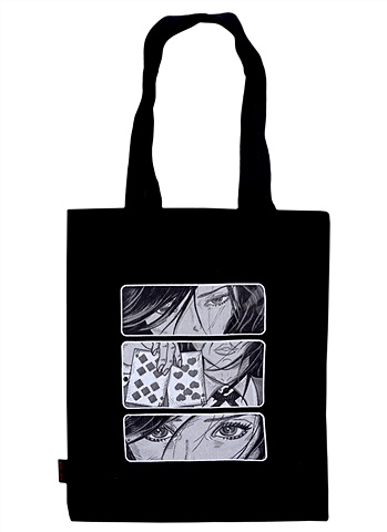 Сумка Аниме Девушка с картами (Дзё) (черная) футболка аниме девушка с картами дзё черная текстиль размер м