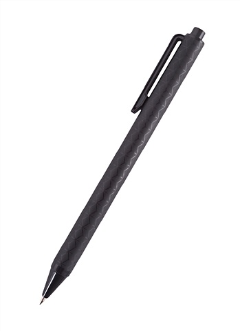 Ручка шариковая авт. синяя DoubleBlack 0,7мм, Berlingo