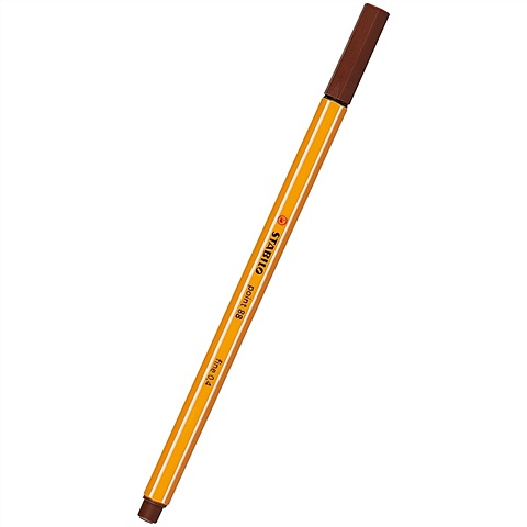 Капиллярная ручка «Рoint» 45, коричневая, Stabilo капиллярная ручка рoint 44 жёлтая stabilo