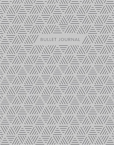 None Книга для записей Bullet Journal, 60 листов, стальная