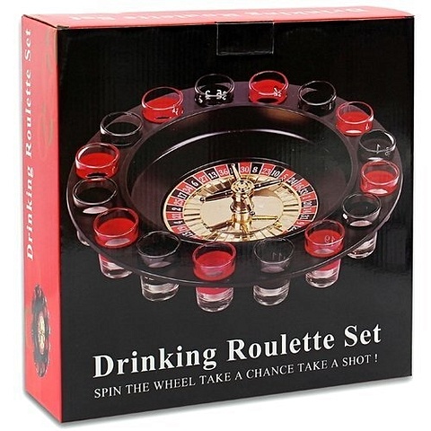 Алкогольная игра Рулетка, 30 см: 16 стопок рулетка игровой набор 6 стопок