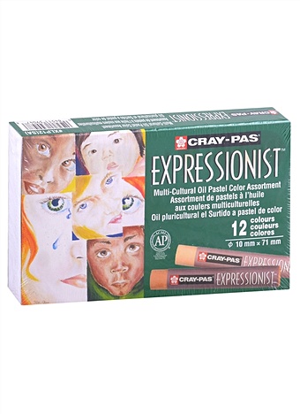 Пастель масляная 12цв Cray-Pas Expressionist Multicolor для начинающих